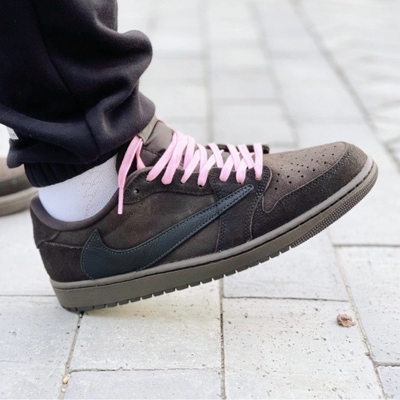 Air Jordan 1 Low Travis Scott Velvet Brown men's size 12